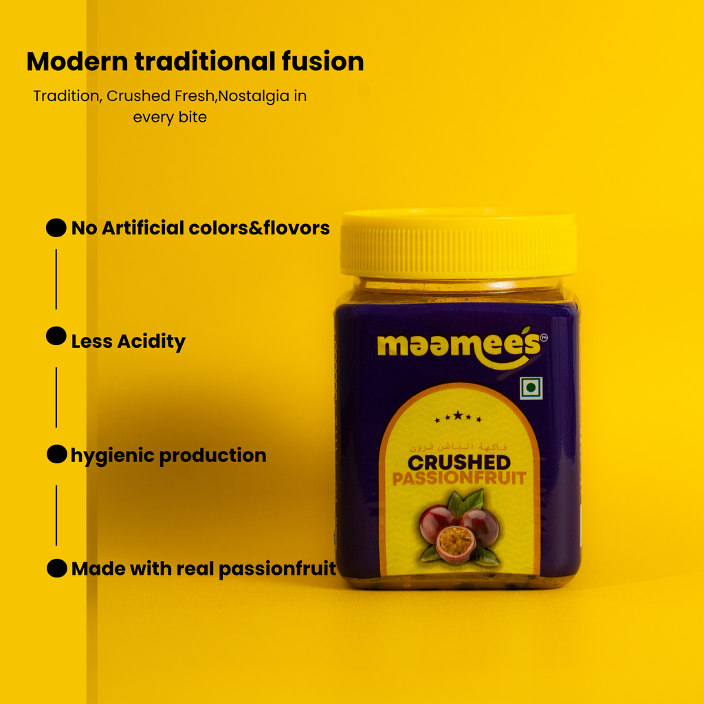 crushed passion fruit image with key features